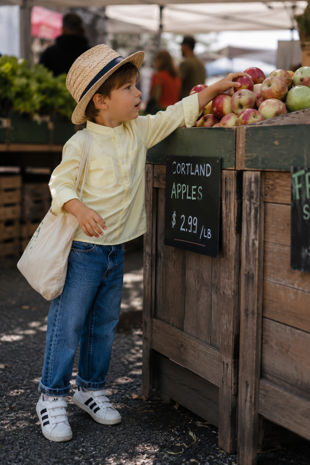 Camisa de algodón orgánico a rayas Copenhagen para niños | Camisa para bebés