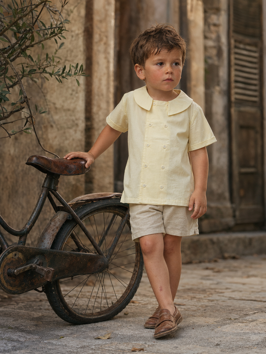 Bellagio Organic Cotton Shirt for Kids | Toddler Shirt