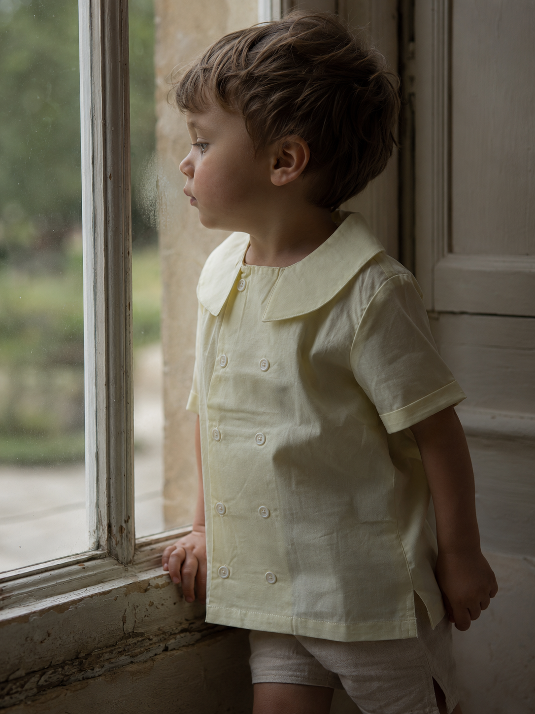 Camisa Bellagio de algodón orgánico para niños | Camisa para bebés