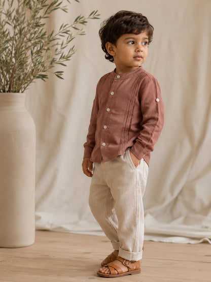 Petra Shirt | Organic Cotton–Linen