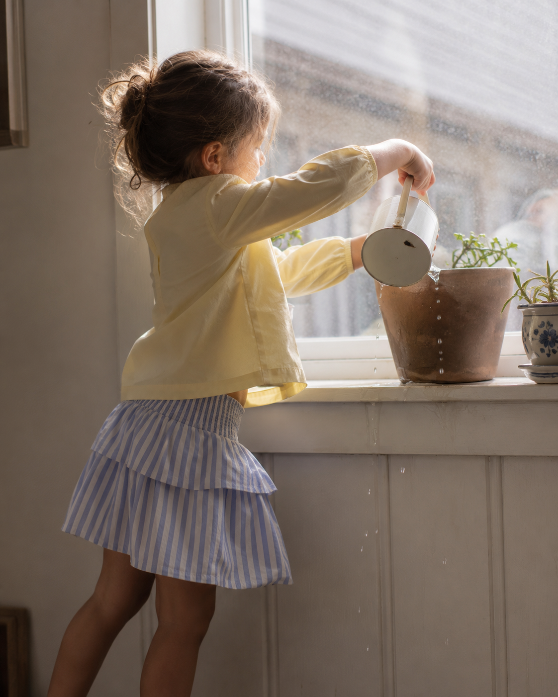 Blusa de algodón orgánico Menton para niñas | Top suave y transpirable para bebés