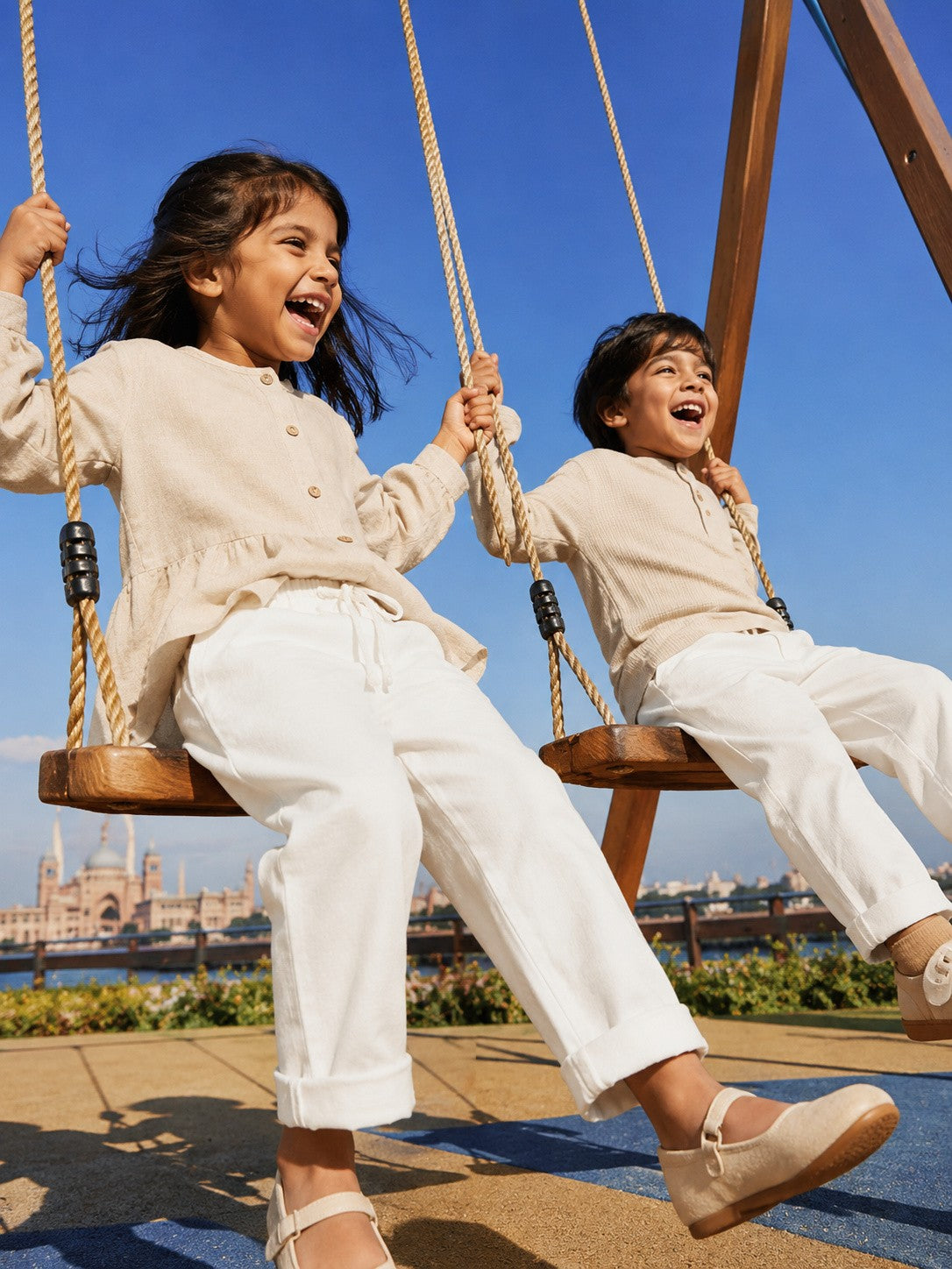 Positano Pants | Organic Cotton–Linen Blend